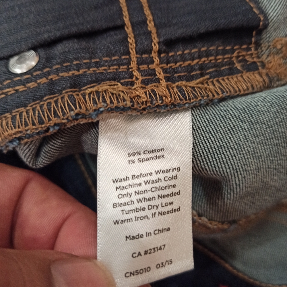 Talbots Flawless Five-Pocket PetitesJeans Women 4P Dark Blue Low Rise - Picture 9 of 16